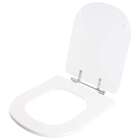 Assento Sanitário Acrílico Flox Branco Para Vaso Fiori