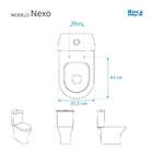 Assento Sanitário Acrílico Nexo Branco Para Vaso Roca