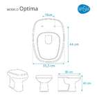 Assento Sanitário Acrílico Optima Branco Para Vaso Sensea