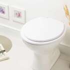 Assento Sanitário Acrílico Zip Branco Para Vaso Incepa