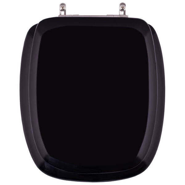 Assento Sanitário Almofadada Alamo Preto Vaso Santa Clara