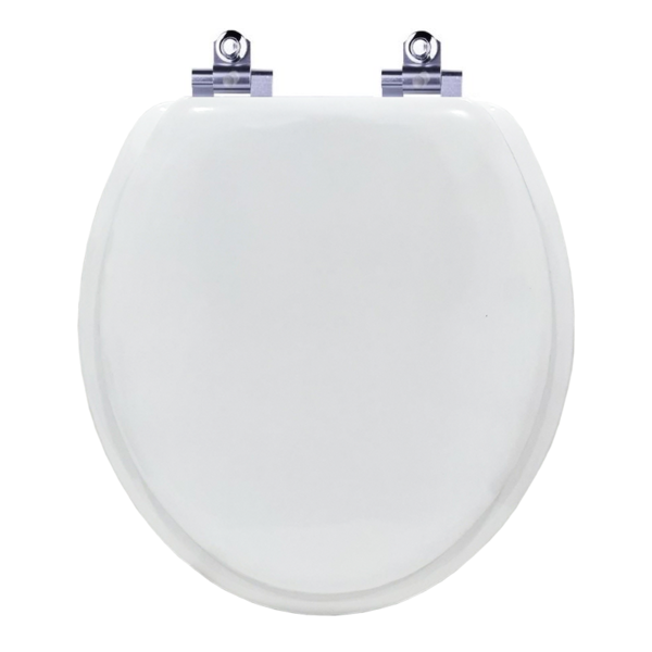 Assento Sanitário Almofadado Amortecido Zip Branco Para Vaso