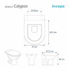 Assento Sanitário Almofadado Astra Calypso Branco Para Vaso I