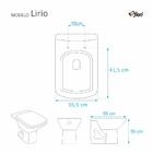 Assento Sanitário Almofadado Astra Lirio Branco Para Vaso Fio