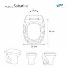 Assento Sanitário Almofadado Astra Sabatini Cinza Claro Para