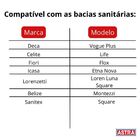 Assento Sanitário Almofadado Astra Vogue Plus Tvgk Pr12