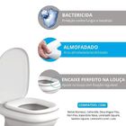 Assento Sanitário Almofadado Astra Vogue Plus Tvgk Pr12