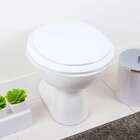 Assento Sanitario Almofadado Azalea Branco Para Vaso Celite