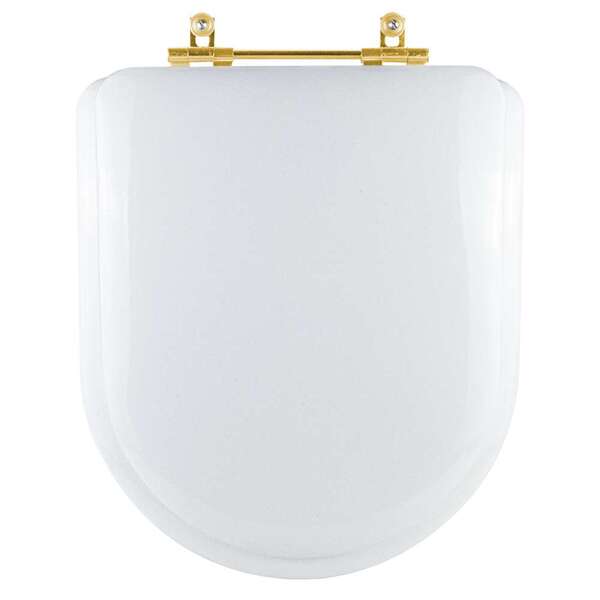 Assento Sanitário Almofadado Carrara Branco Para Vaso Deca Co