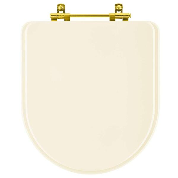 Assento Sanitário Almofadado Carrara Creme Bege Claro Para Va