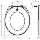 Assento Sanitário Almofadado Cinza Claro Herc