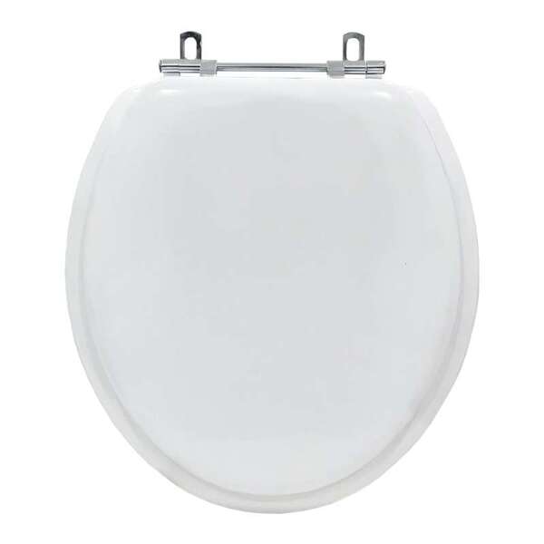 Assento Sanitario Almofadado Contemporary Branco Para Vaso He