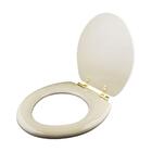 Assento Sanitario Almofadado Convencional Oval Bone Para Vaso