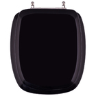 Assento Sanitário Almofadado Flox Preto Para Louça Fiori