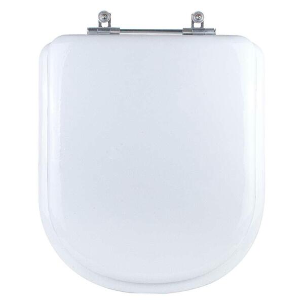 Assento Sanitário Almofadado Loren Square Branco Para Vaso Lo