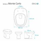 Assento Sanitario Almofadado Monte Carlo Rosa Floral Para Vas