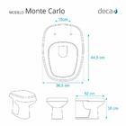 Assento Sanitario Almofadado Monte Carlo Rosa Floral Para Vas