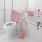 Assento Sanitario Almofadado Oval Marmorizado