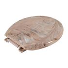 Assento Sanitario Almofadado Oval Marmorizado