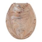 Assento Sanitario Almofadado Oval Marmorizado