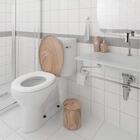 Assento Sanitario Almofadado Oval Marmorizado