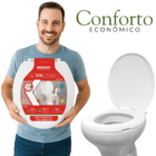 Assento Sanitário Almofadado Oval Para O Vaso Modelo Izy Deca
