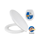 Assento Sanitário Almofadado Plus Cinza Conv. Polietileno