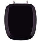 Assento Sanitário Almofadado Primula Plus Preto Para Vaso Fio