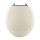 Assento Sanitario Almofadado Ravena Creme Para Bacia Deca