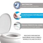 Assento Sanitário Almofadado Reforçado Oval Astra