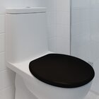 Assento Sanitário Almofadado Slim Astra Preto