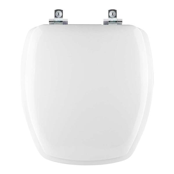 Assento Sanitário Almofadado Soft Close Thema Branco Para Vas