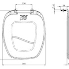 Assento Sanitário Almofadado Thema Herc - Bege