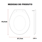 Assento Sanitário Almofadado Universal Alumasa - Branco