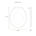 Assento Sanitário Almofadado Universal Alumasa - Branco