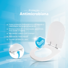 Assento Sanitario Antibacteriano Belle Epoque Branco P/ Deca
