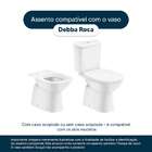 Assento Sanitario Antibacteriano Debba Branco Para Vaso Roca