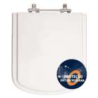 Assento Sanitario Antibacteriano Hall Branco Para Vaso Roca