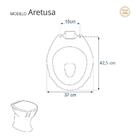 Assento Sanitario Antimicrobiano Aretuza Branco Para Vaso Her