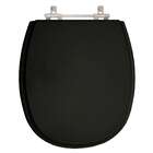 Assento Sanitário Aspen Ébano (preto) Para Vaso Deca