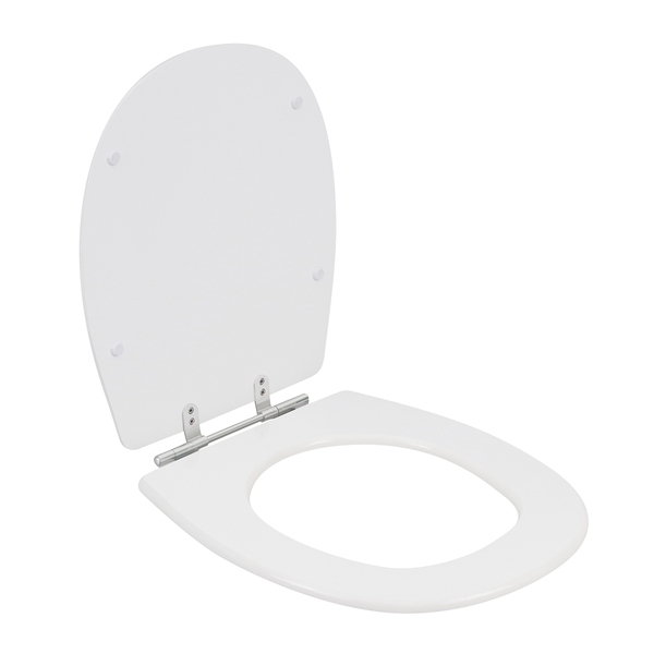 Assento Sanitário Aspen/ Fast MDF Branco Fechamento Comum Sensea