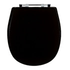 Assento Sanitário Aspen/Fast MDF Preto Sicmol