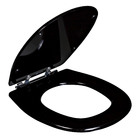 Assento Sanitário Aspen/Fast MDF Preto Sicmol