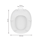 Assento Sanitário Aspen/ Fast Plástico Gelo Fechamento Comum Deca