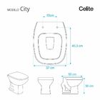 Assento Sanitário Astra Com Amortecedor Fit / City / Versato