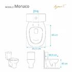 Assento Sanitário Astra Com Amortecedor Monaco Branco Para Va