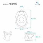 Assento Sanitário Atlantis Branco Para Vaso Belize