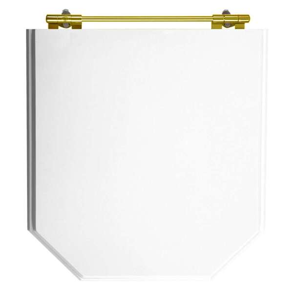 Assento Sanitario Atrium Branco Para Vaso Incepa Com Ferragem