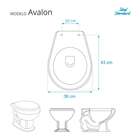 Assento Sanitario Avalon Verde Amazonia Para Vaso Ideal Stand