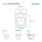 Assento Sanitário Avant Plus Biscuit (bege Claro) Para Vaso I